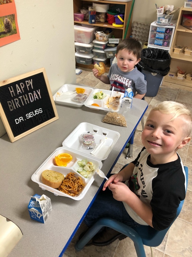 pre-K at lunch