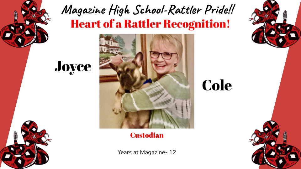 Heart of a Rattler Recognition: Mrs Joyce