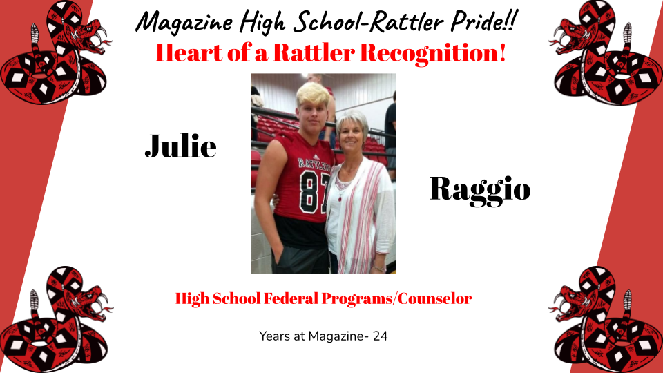 Heart of a Rattler Recognition: Mrs. Raggio