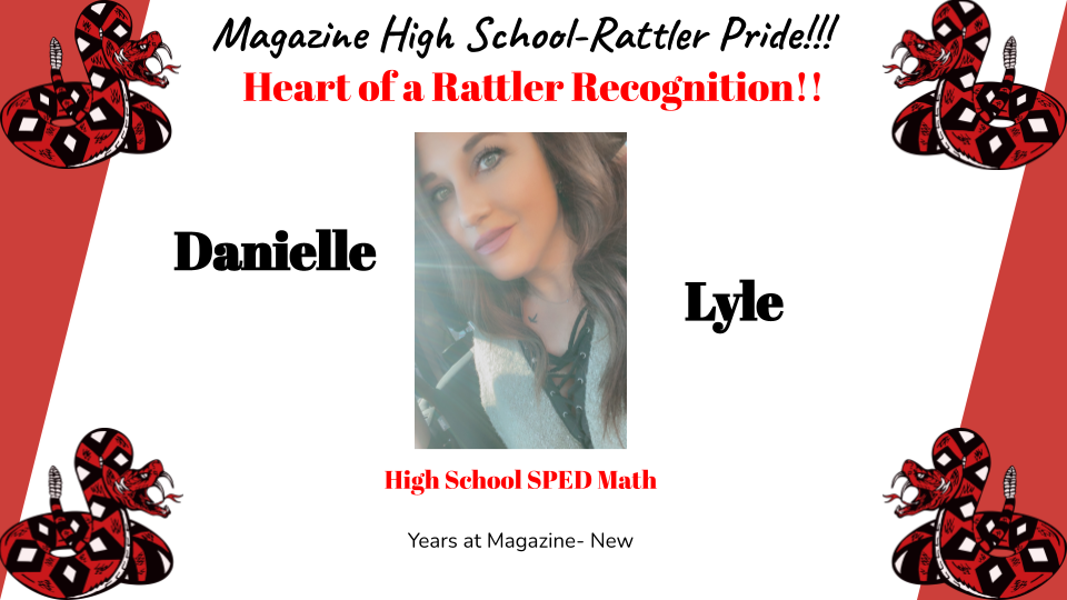 Heart of a Rattler Recognition: Ms. Lyle