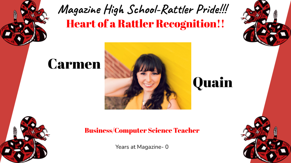 Heart of a Rattler Recognition: Mrs. Quain