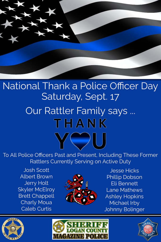 National Thank a Police Officer Day Graphic