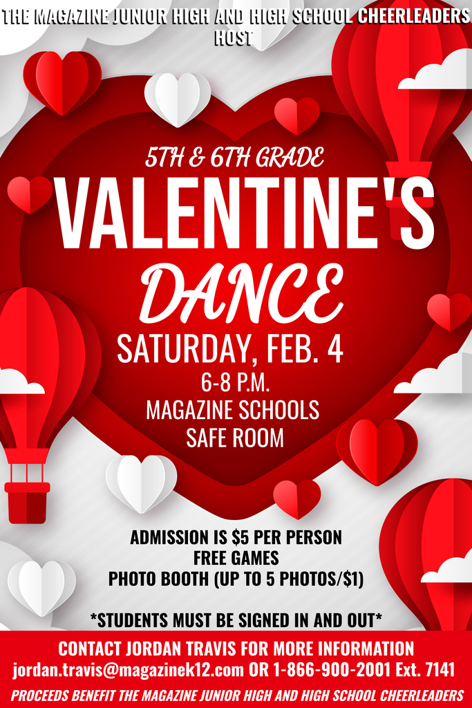 Valentine's 5th/6th Dance Graphic