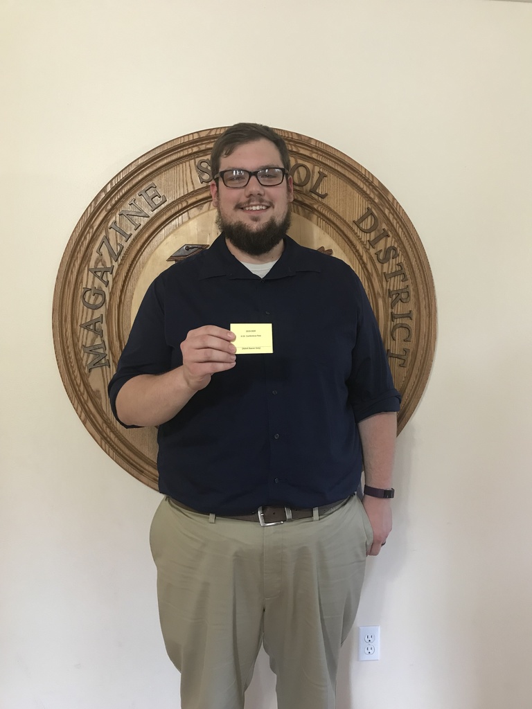 Jordan Duff won this month's drawing for certified employee perfect attendance.