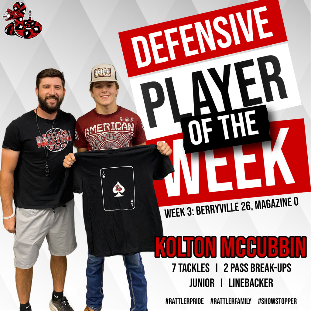 Defensive Player of the Week